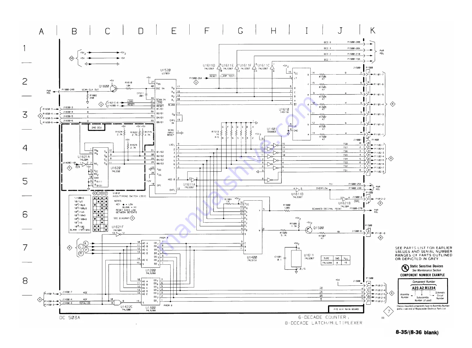 Tektronix DC503a Скачать руководство пользователя страница 272