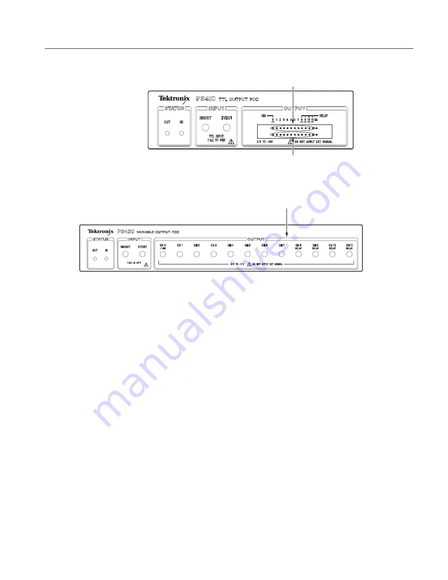 Tektronix DG2020A User Manual Download Page 222