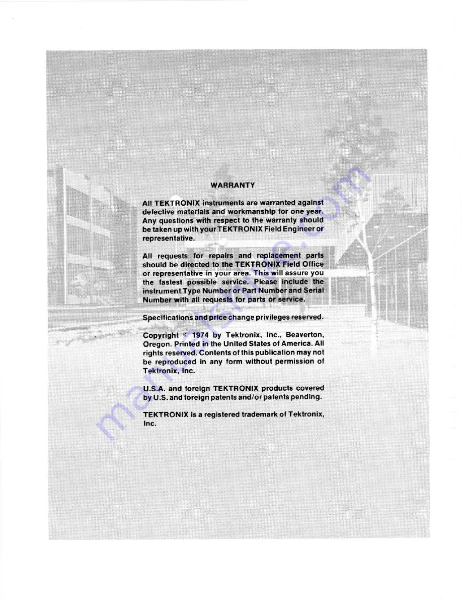 Tektronix DM 502 Instruction Manual Download Page 3