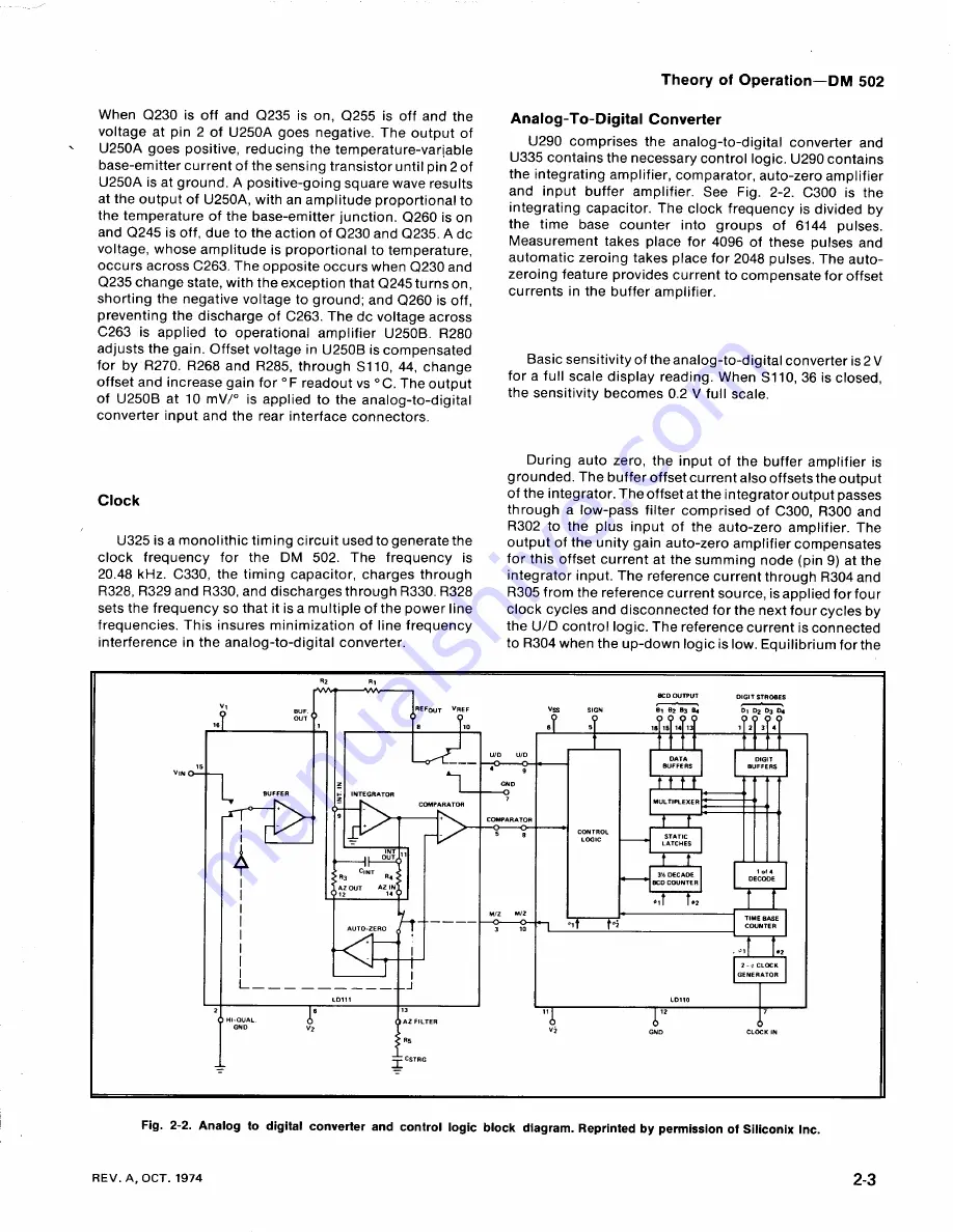 Tektronix DM 502 Скачать руководство пользователя страница 16