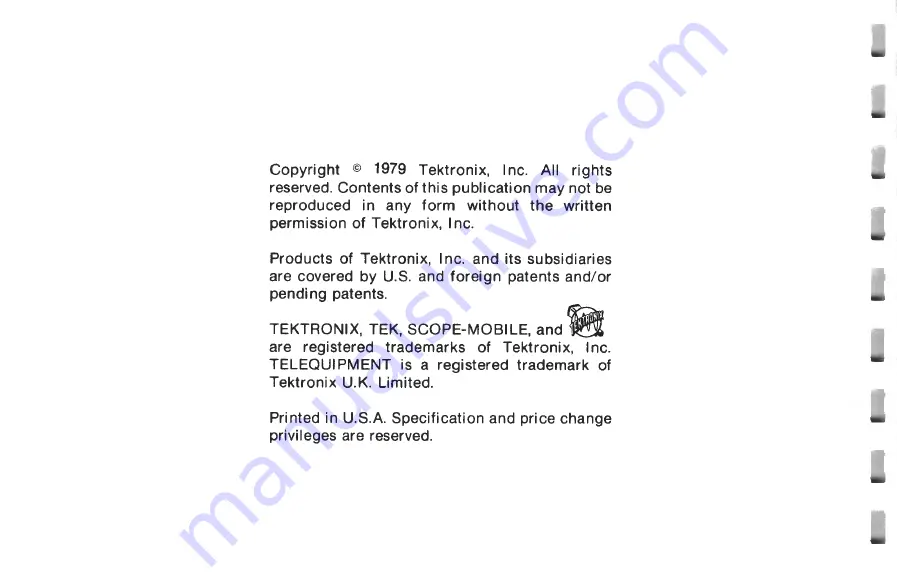 Tektronix DM44 Instruction Manual Download Page 2