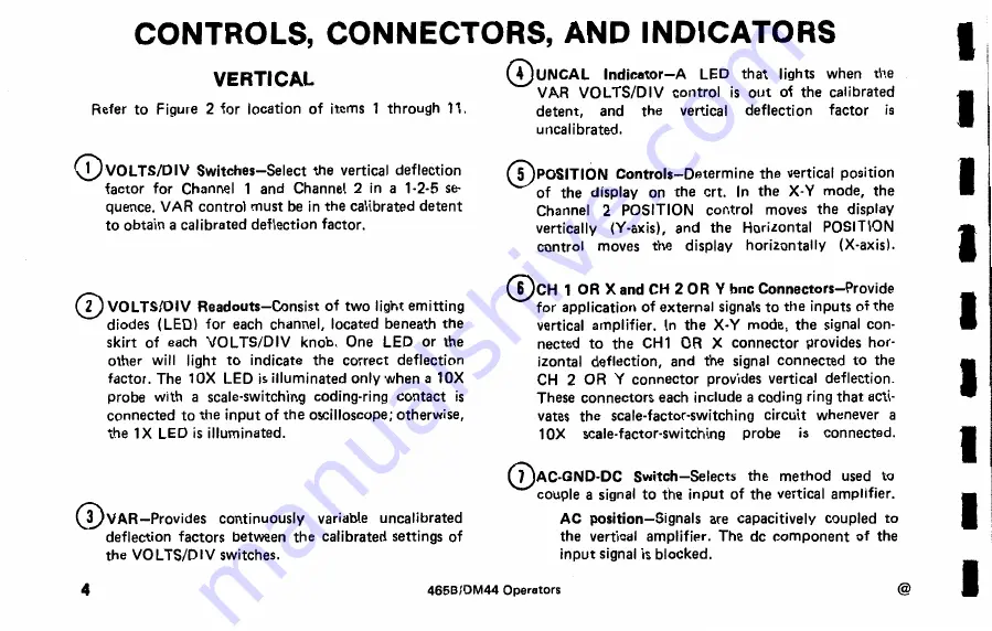 Tektronix DM44 Instruction Manual Download Page 14