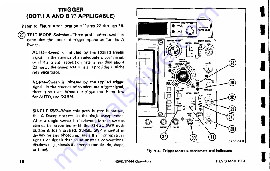 Tektronix DM44 Instruction Manual Download Page 20