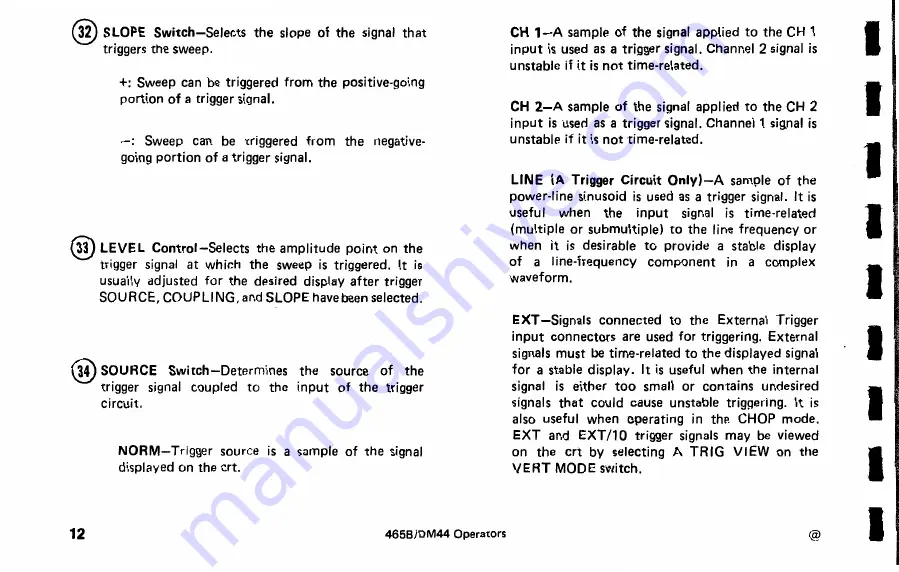 Tektronix DM44 Instruction Manual Download Page 22