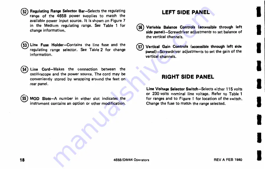 Tektronix DM44 Instruction Manual Download Page 28