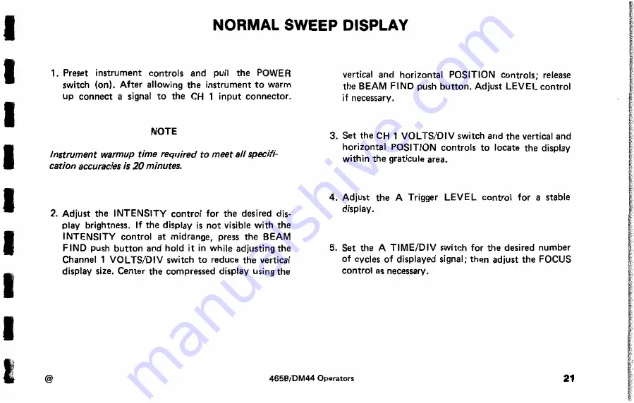 Tektronix DM44 Instruction Manual Download Page 31