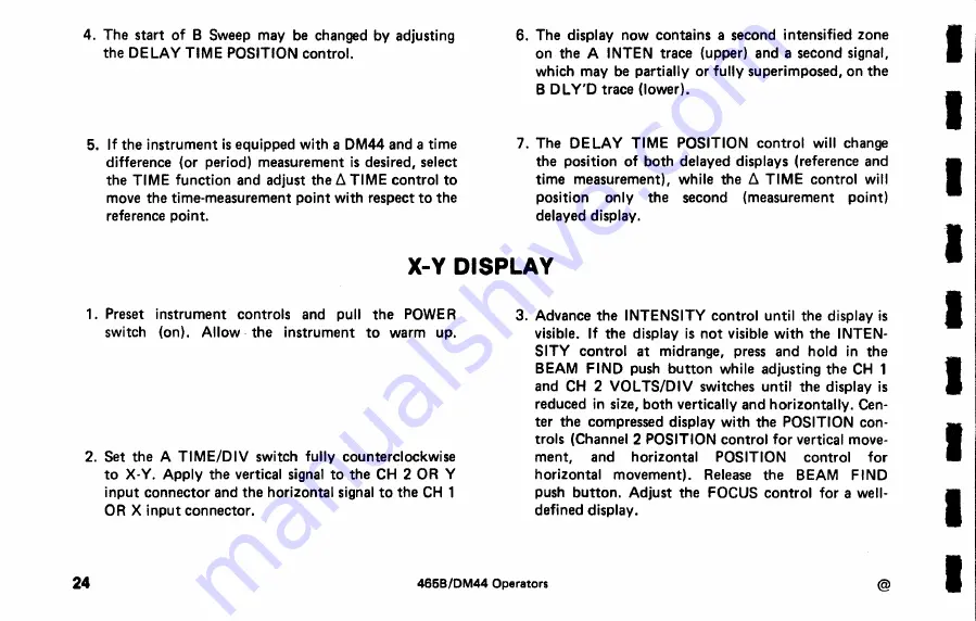 Tektronix DM44 Instruction Manual Download Page 34