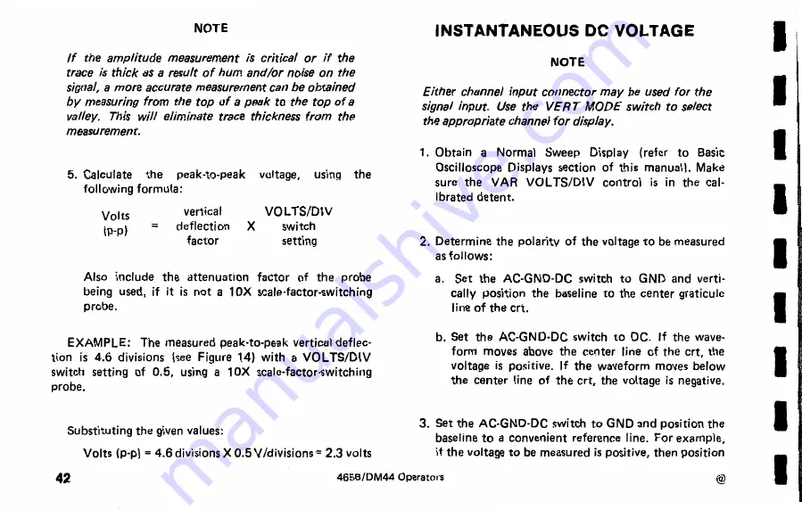 Tektronix DM44 Instruction Manual Download Page 52