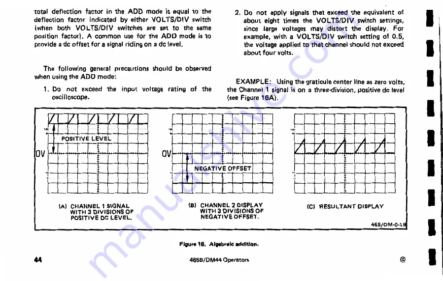 Tektronix DM44 Instruction Manual Download Page 54