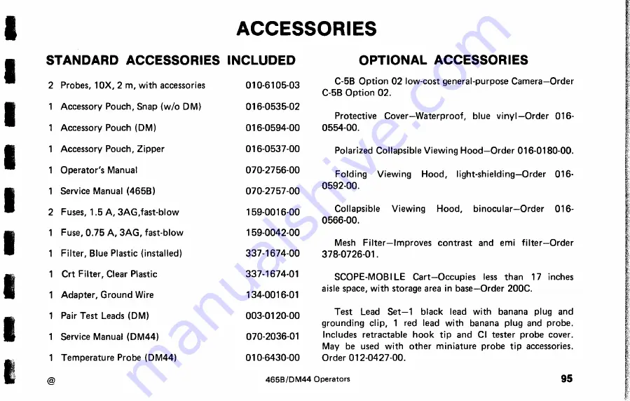 Tektronix DM44 Instruction Manual Download Page 105