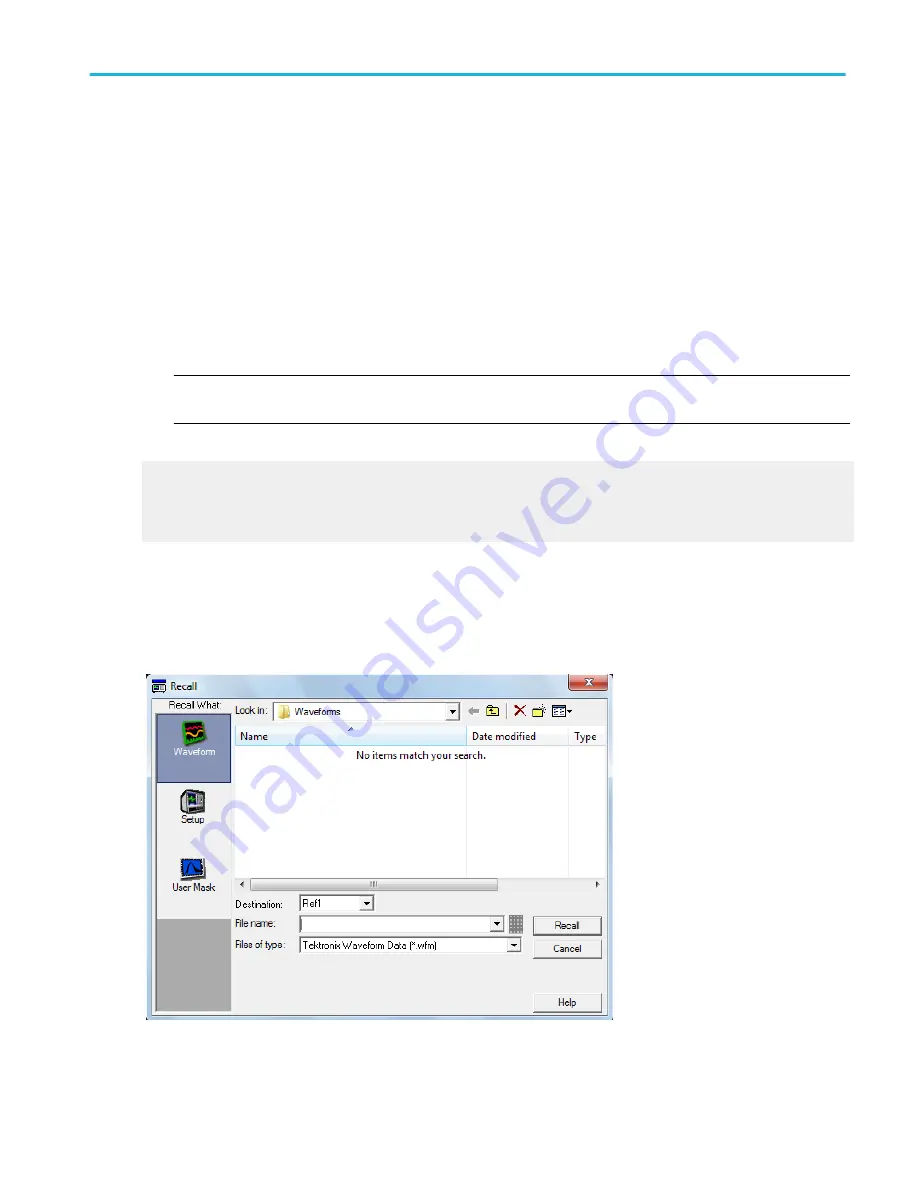 Tektronix DPO2304SX Printable Help Download Page 561