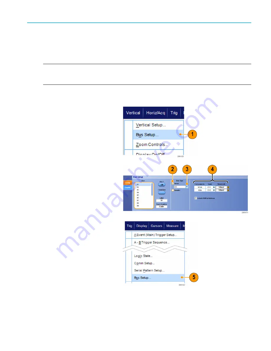 Tektronix DPO5034B User Manual Download Page 195