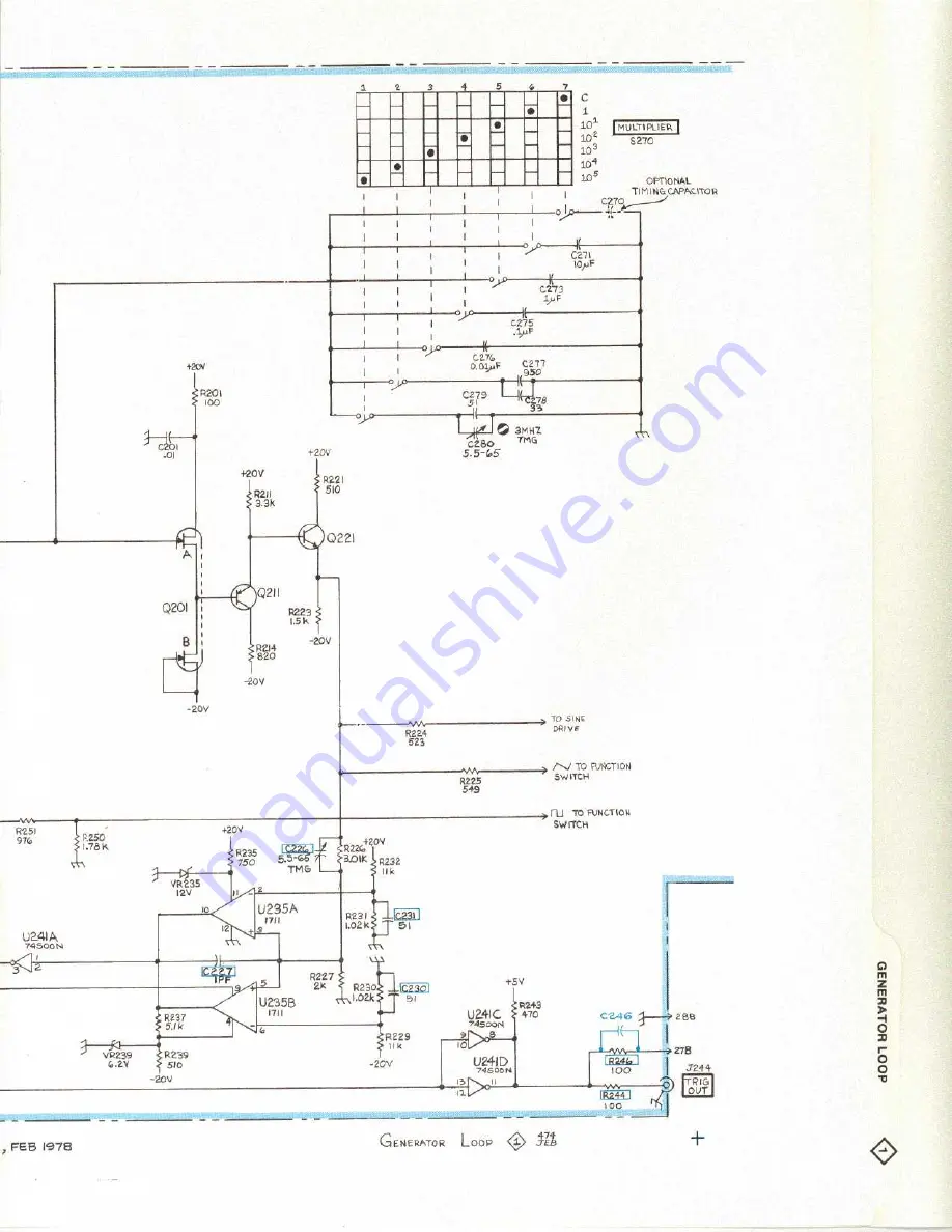 Tektronix FG503 Instruction Manual Download Page 37