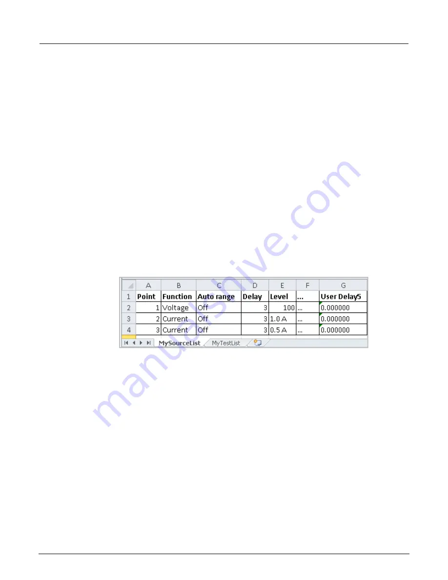 Tektronix Keithley SourceMeter 2470 Reference Manual Download Page 206