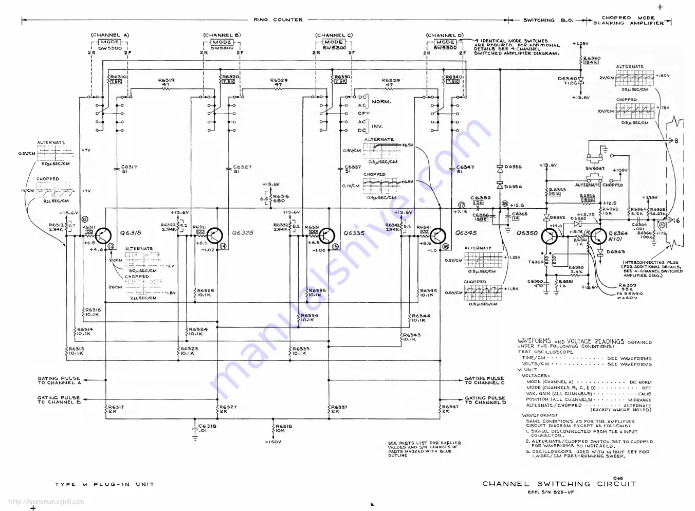 Tektronix M 531 Instruction Manual Download Page 61