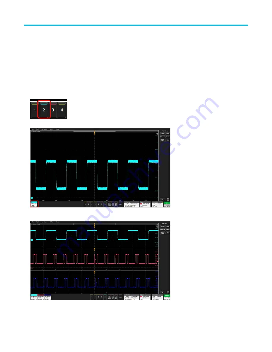 Tektronix MSO 4 Series Quick Start Manual Download Page 46