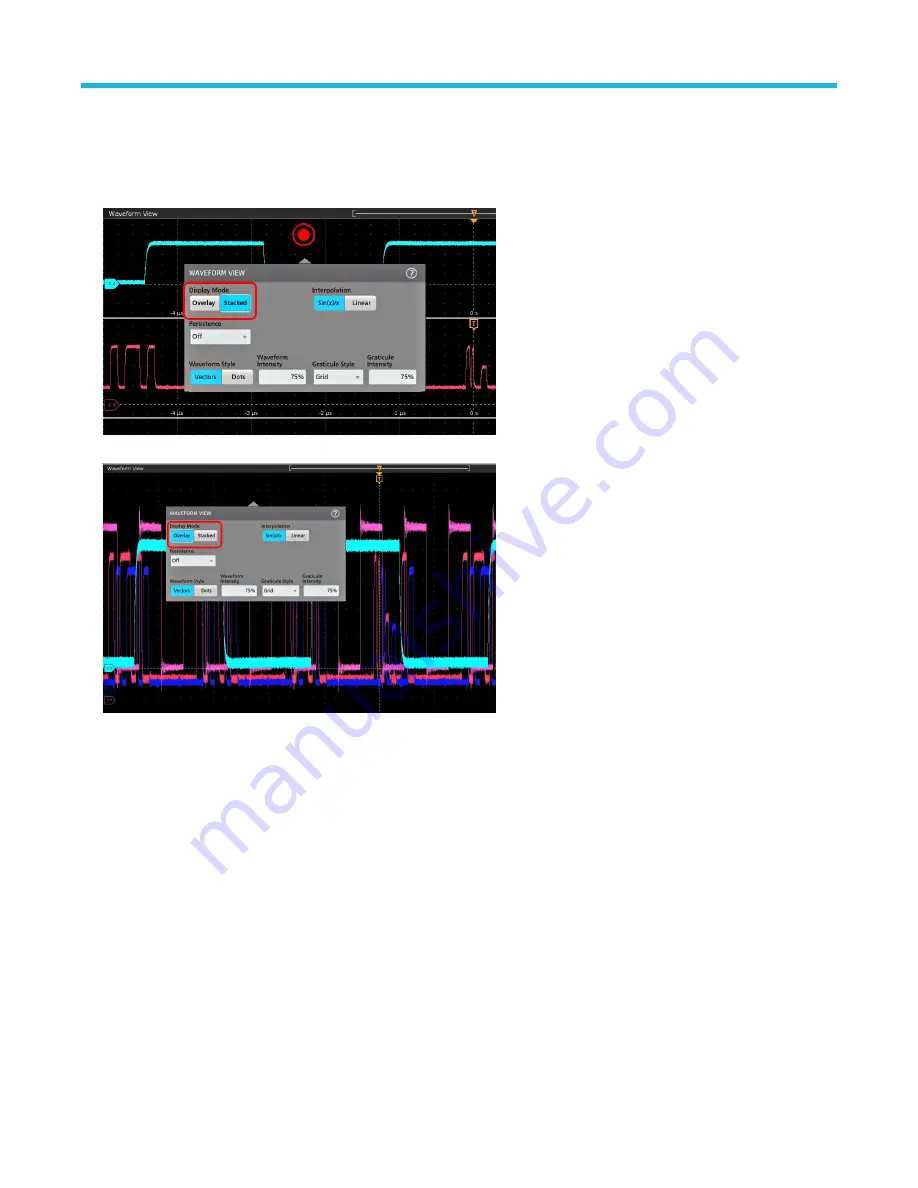 Tektronix MSO 4 Series Quick Start Manual Download Page 58