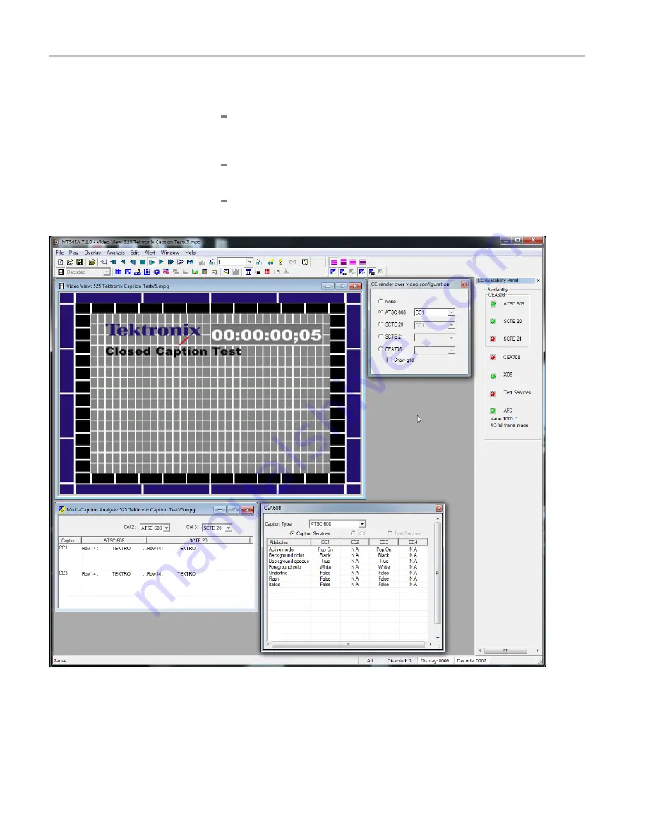 Tektronix MTS4EAV7 Tutorial Download Page 108