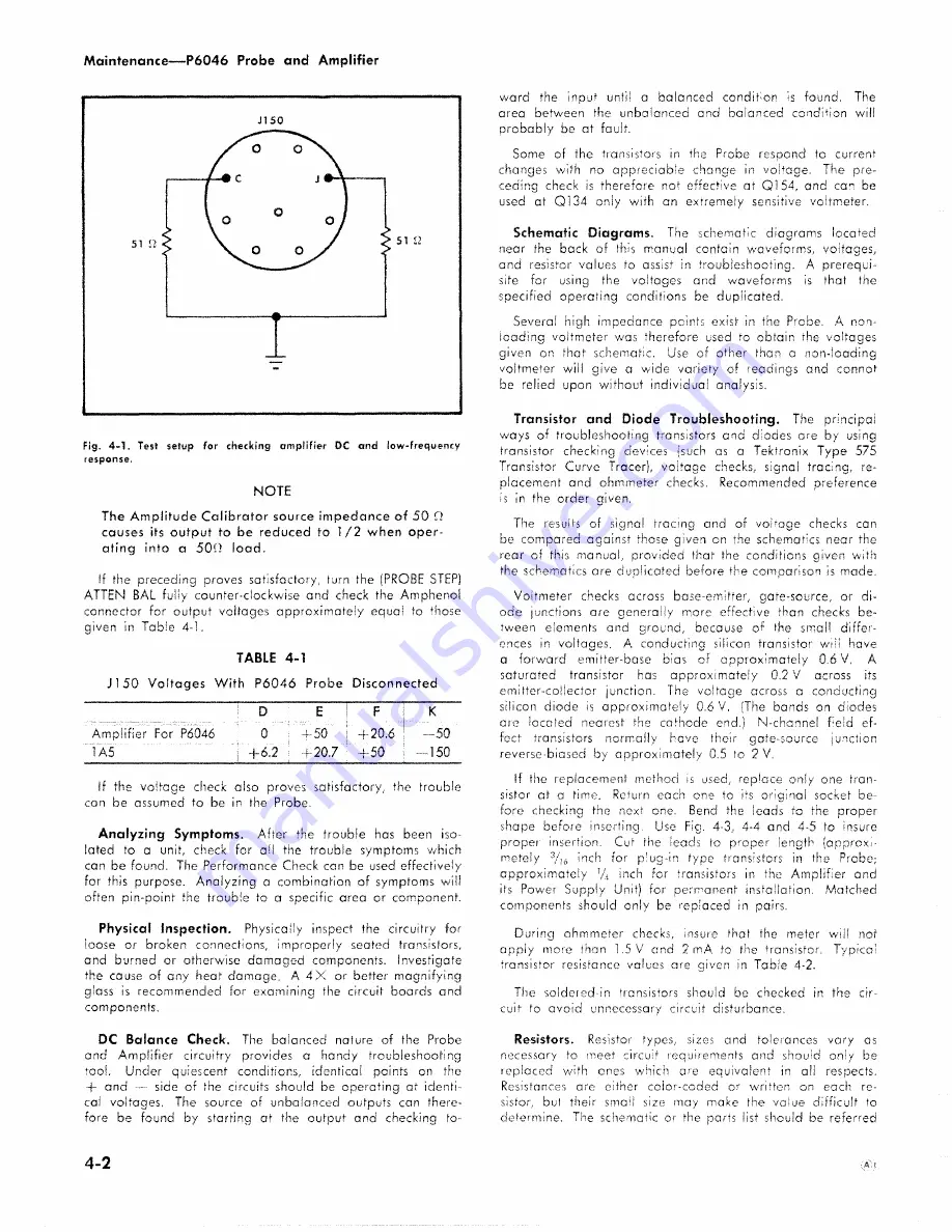 Tektronix P6046 Instruction Manual Download Page 33