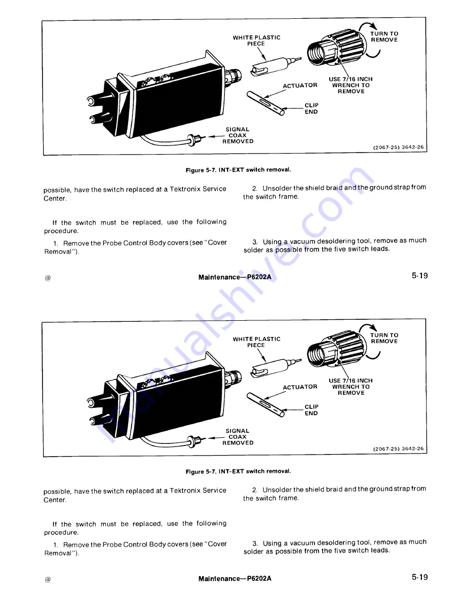 Tektronix P6202A Скачать руководство пользователя страница 77