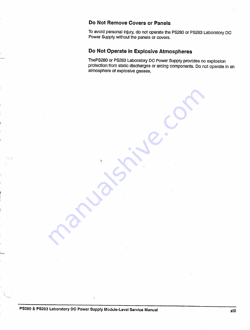 Tektronix PS280 Service & Reference Manual Download Page 10