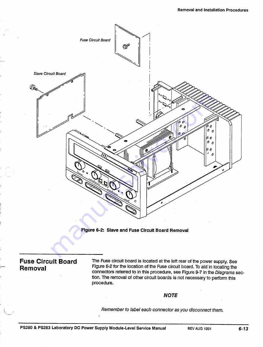 Tektronix PS280 Скачать руководство пользователя страница 55