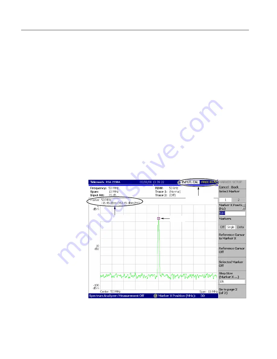 Tektronix RSA2200A User Manual Download Page 40