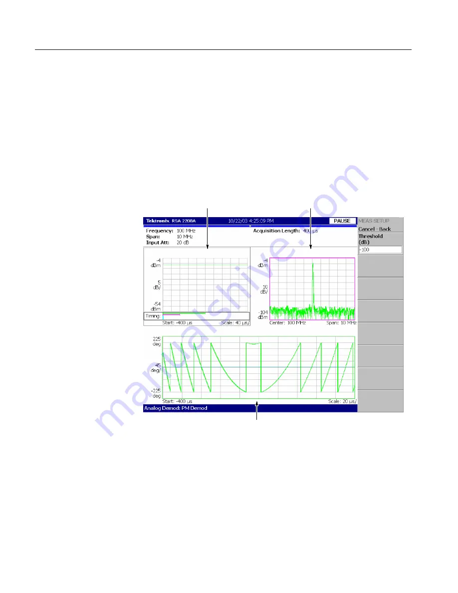 Tektronix RSA2200A Скачать руководство пользователя страница 158