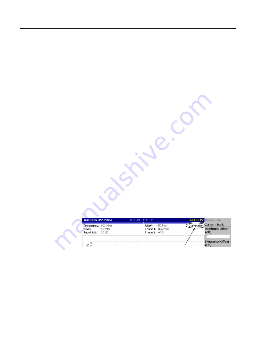 Tektronix RSA2200A User Manual Download Page 202