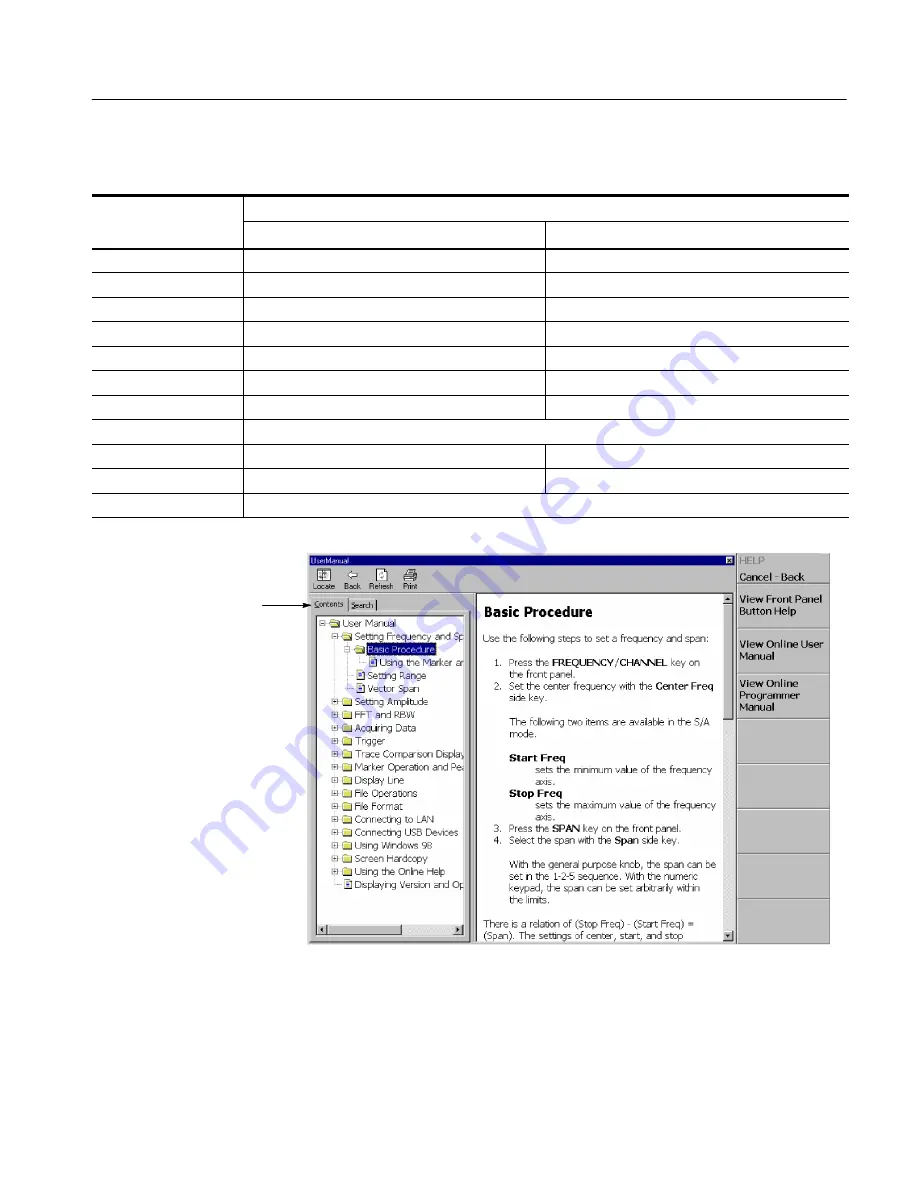 Tektronix RSA2200A Скачать руководство пользователя страница 271