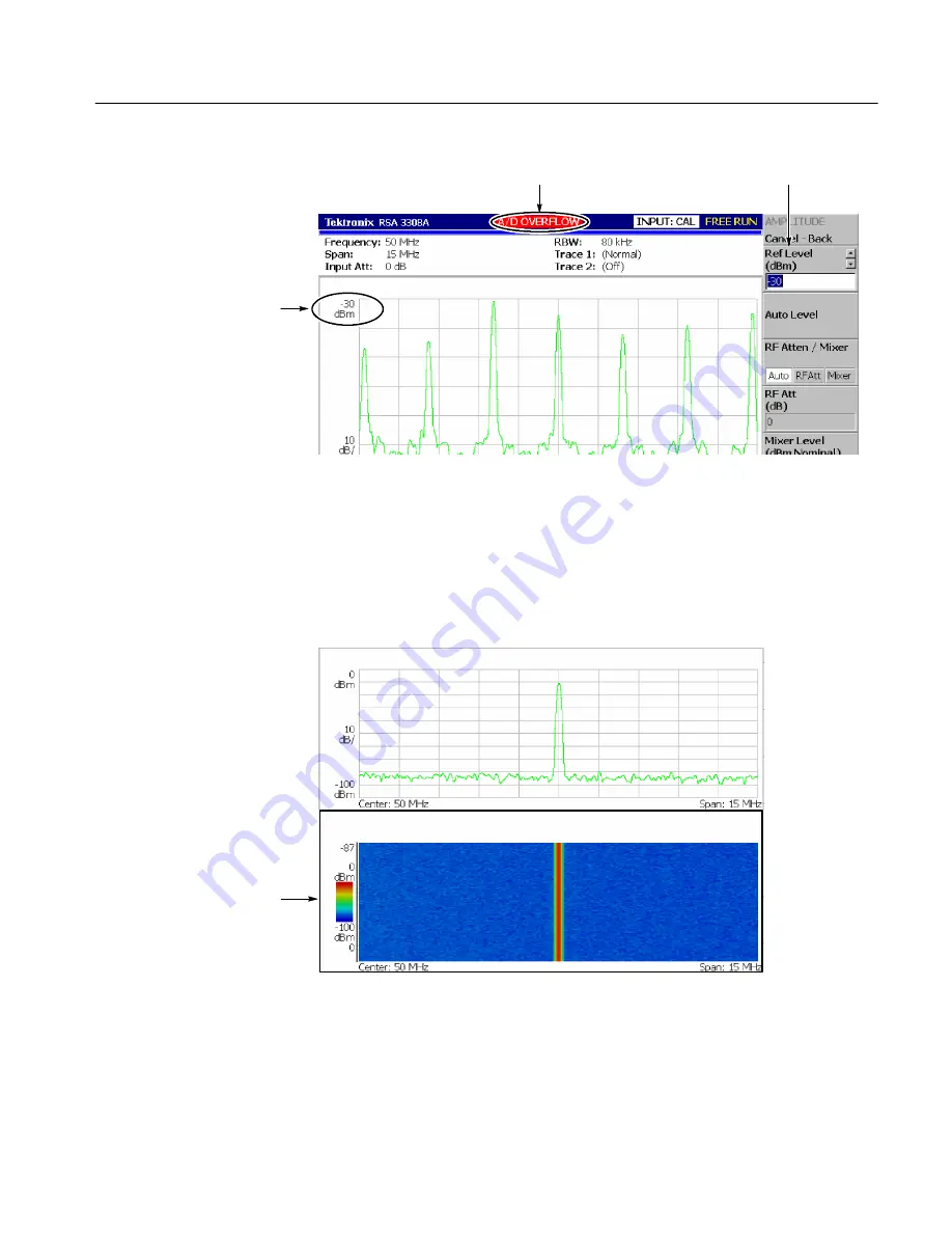 Tektronix RSA3300A Скачать руководство пользователя страница 63