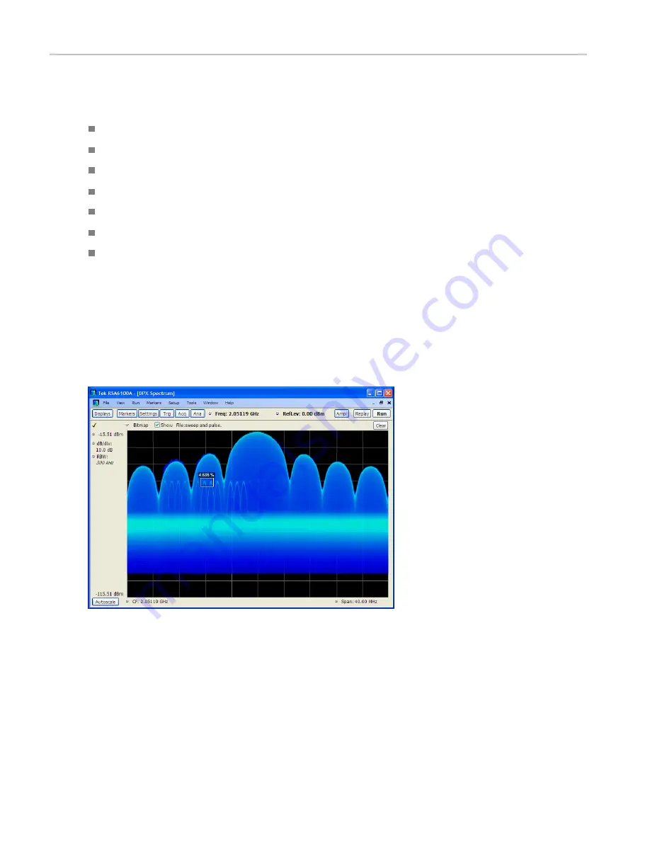 Tektronix RSA5100A Series Quick Start User Manual Download Page 66