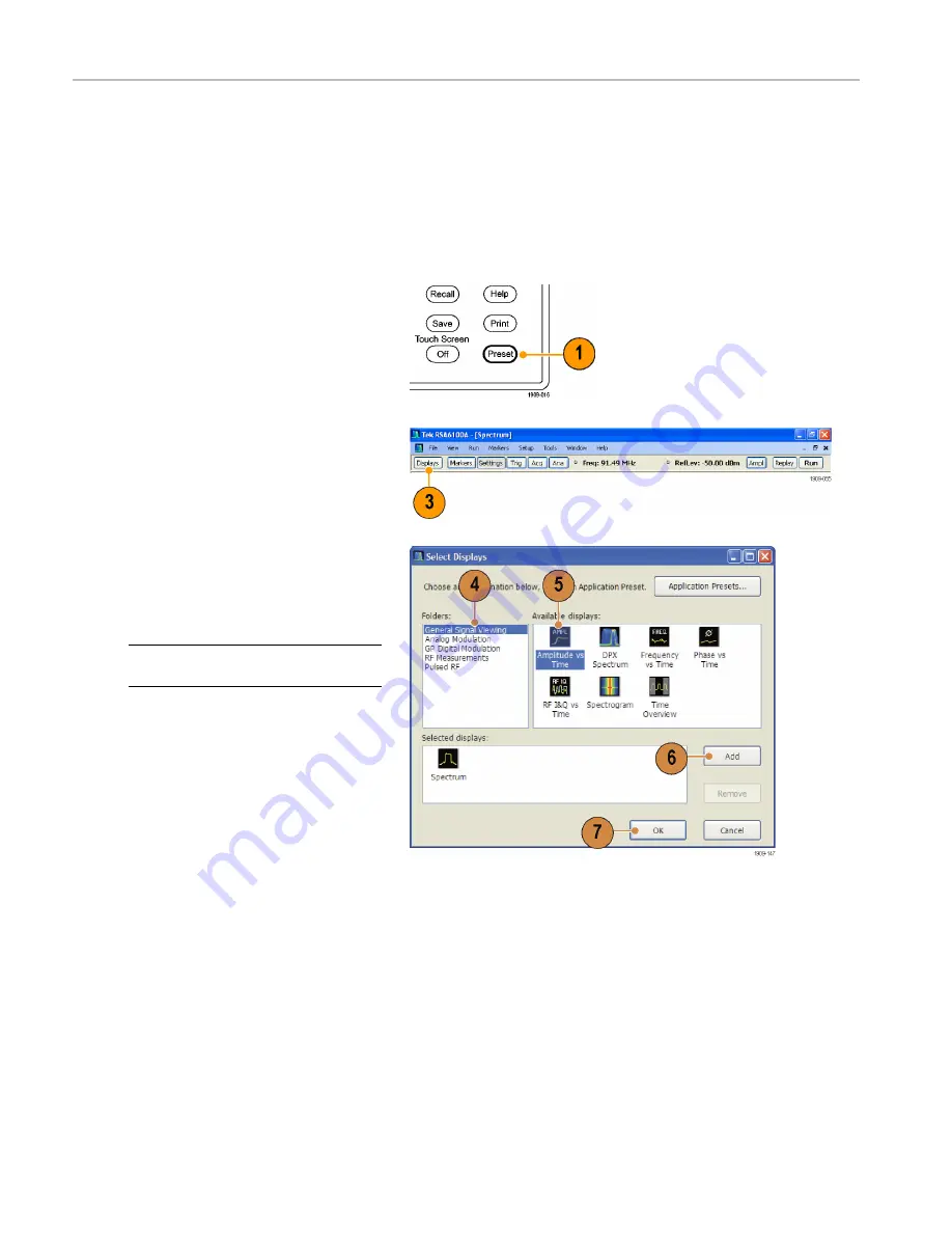 Tektronix RSA5100A Series Скачать руководство пользователя страница 70