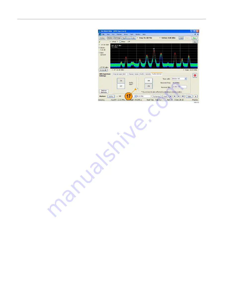 Tektronix RSA5100A Series Quick Start User Manual Download Page 82