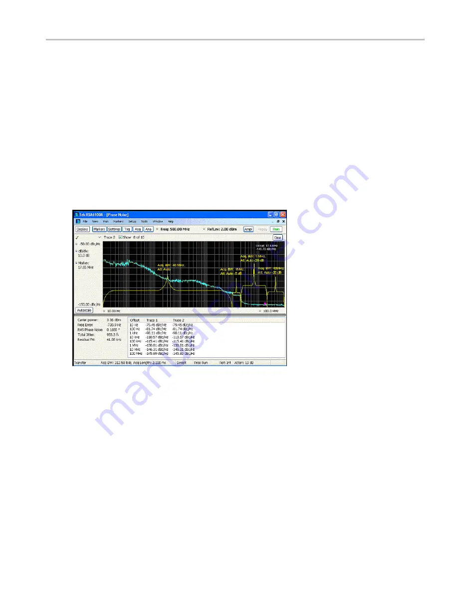 Tektronix RSA6100A Series Help Manual Download Page 185