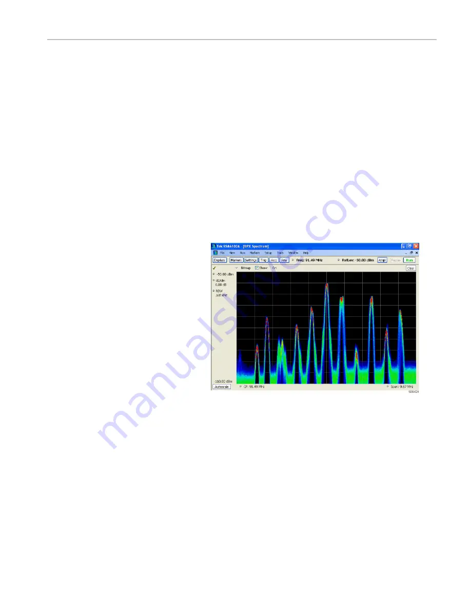 Tektronix RSA6120A series Скачать руководство пользователя страница 38