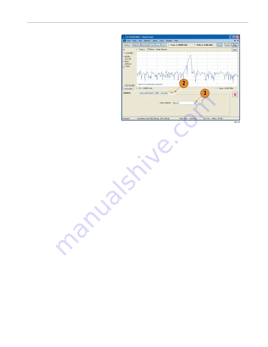 Tektronix RSA6120A series Quick Start User Manual Download Page 54