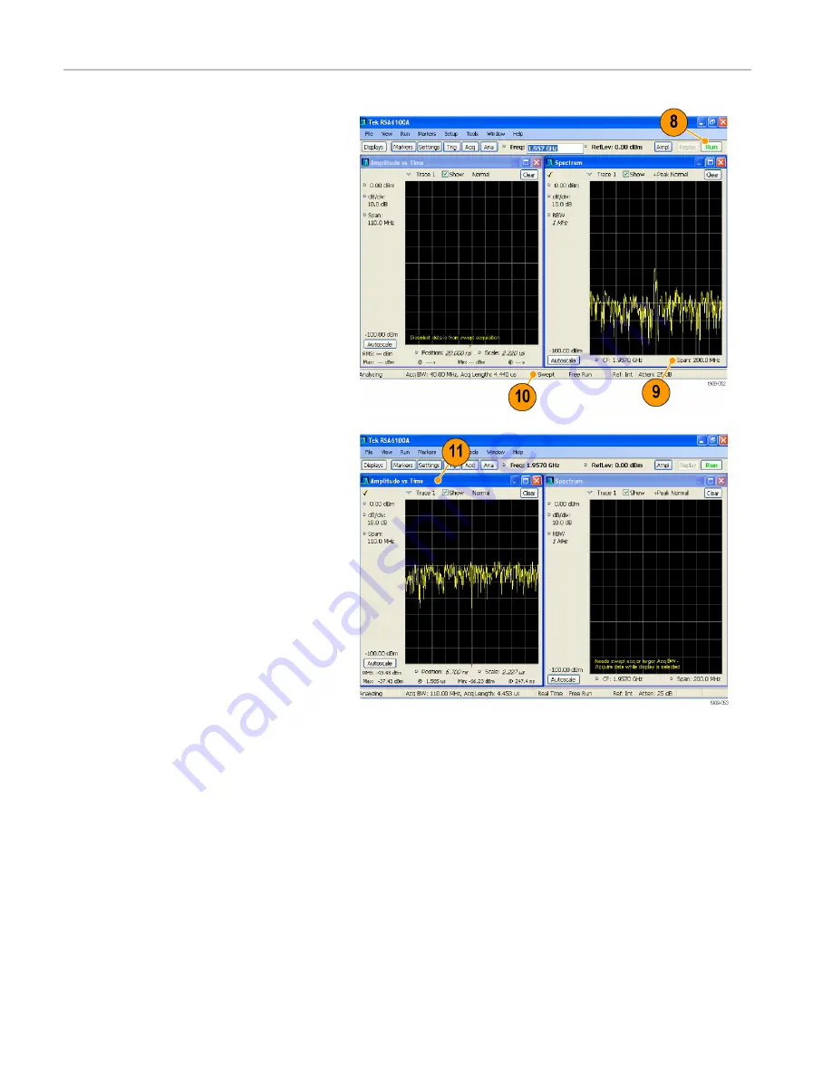 Tektronix RSA6120A series Quick Start User Manual Download Page 65