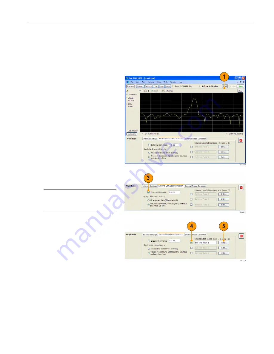 Tektronix RSA6120A series Quick Start User Manual Download Page 70