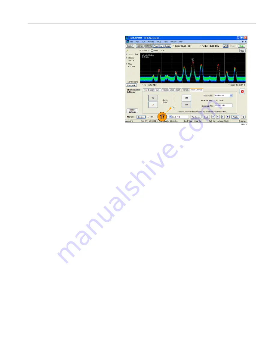 Tektronix RSA6120A series Скачать руководство пользователя страница 76