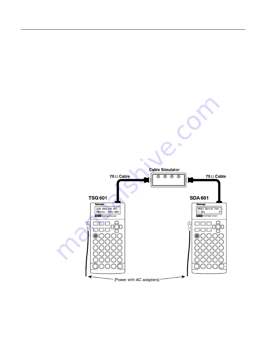 Tektronix SDA601 Скачать руководство пользователя страница 72