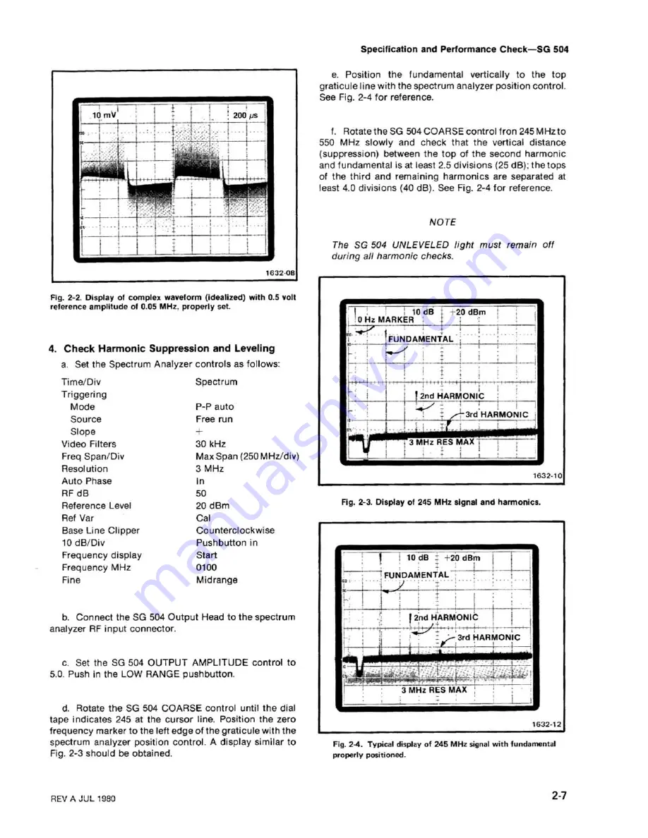 Tektronix SG 504 Instruction Manual Download Page 18