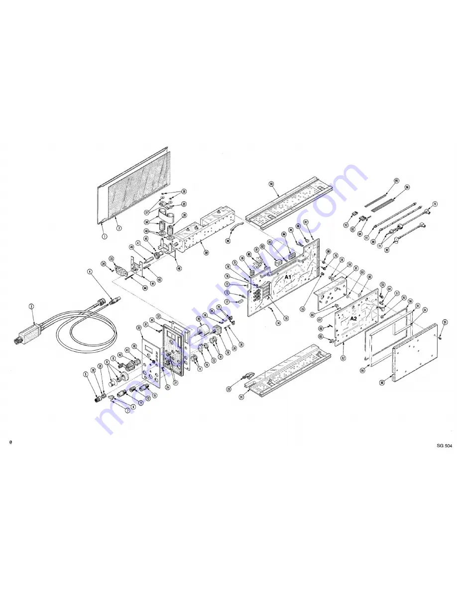 Tektronix SG 504 Скачать руководство пользователя страница 72