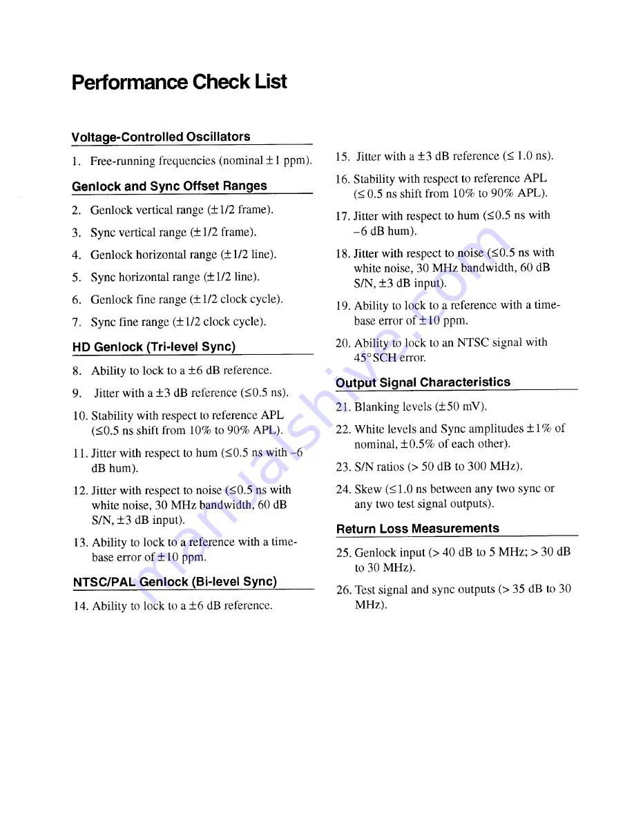 Tektronix SPG 1000 Instruction Manual Download Page 63