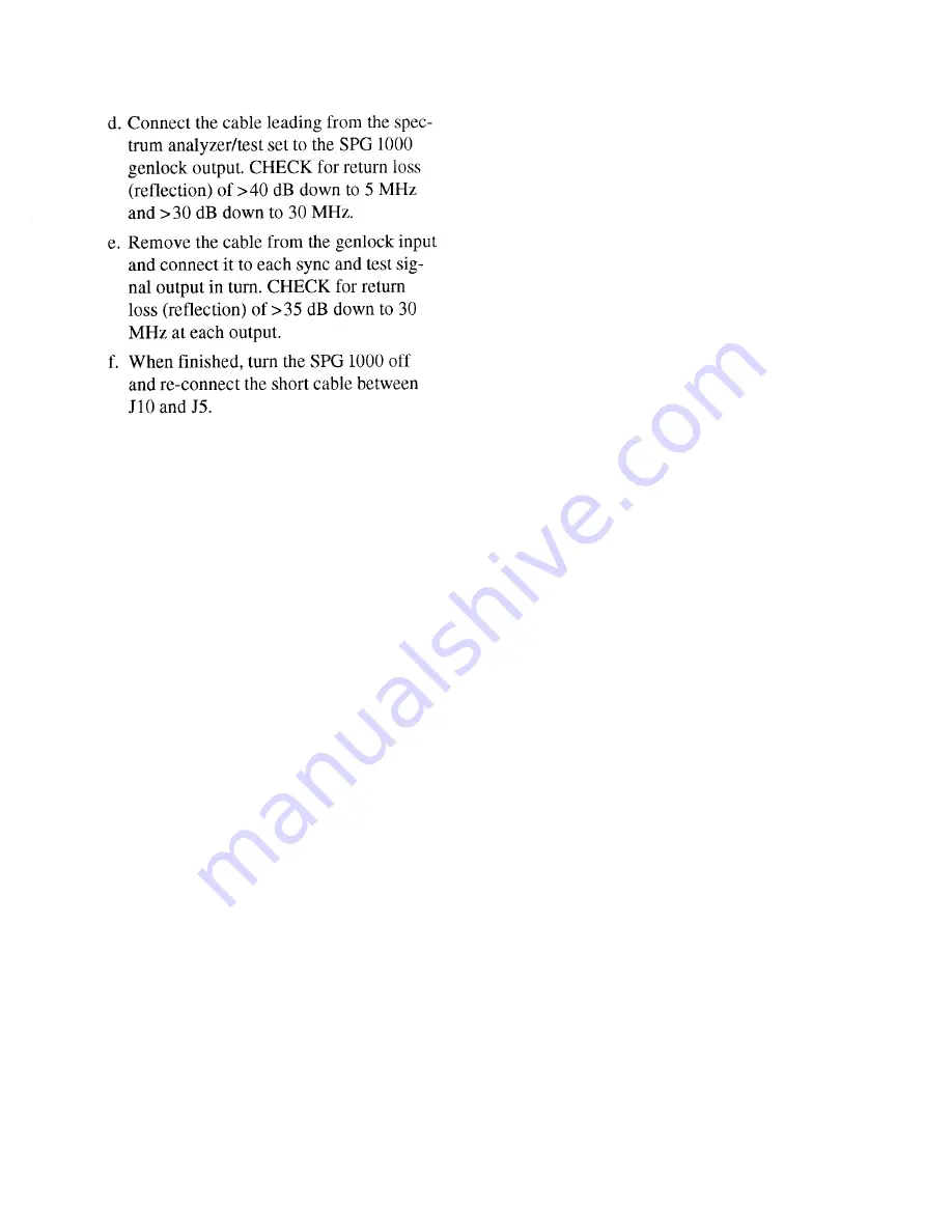 Tektronix SPG 1000 Instruction Manual Download Page 78