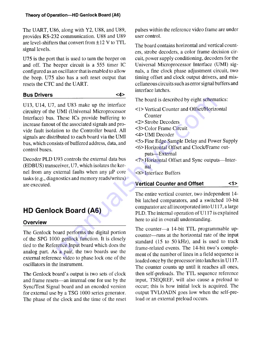 Tektronix SPG 1000 Instruction Manual Download Page 108