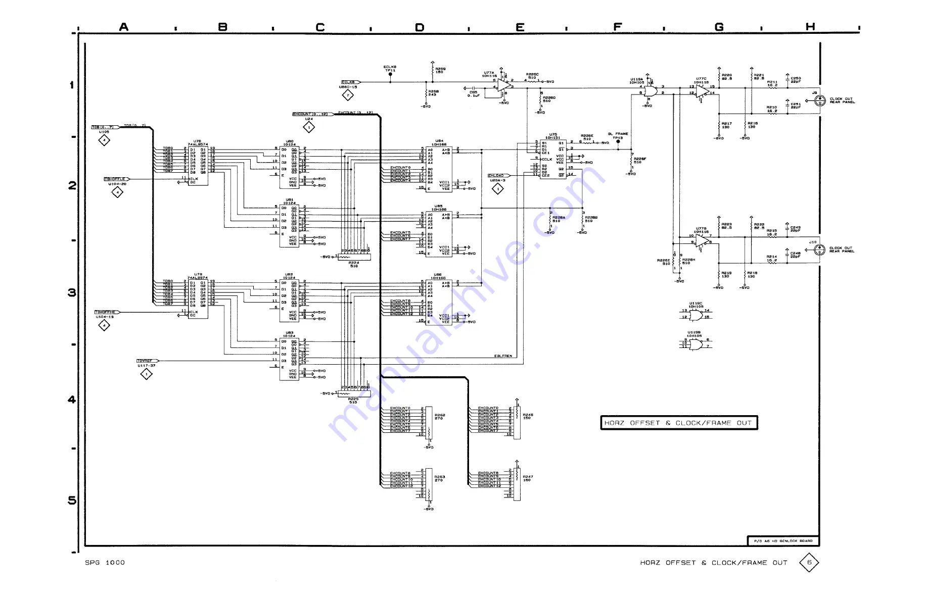 Tektronix SPG 1000 Instruction Manual Download Page 237