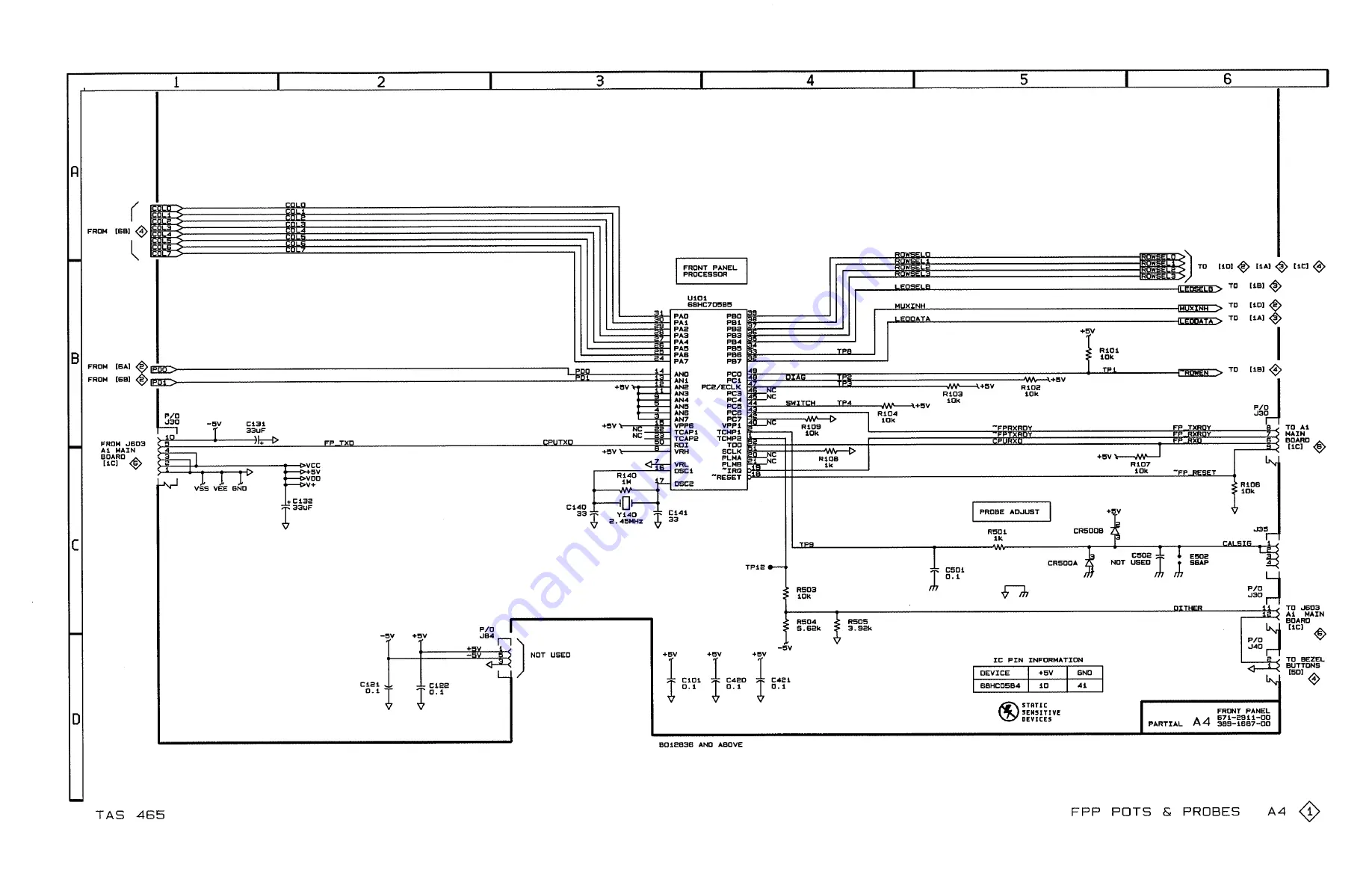 Tektronix TAS 465 Скачать руководство пользователя страница 231