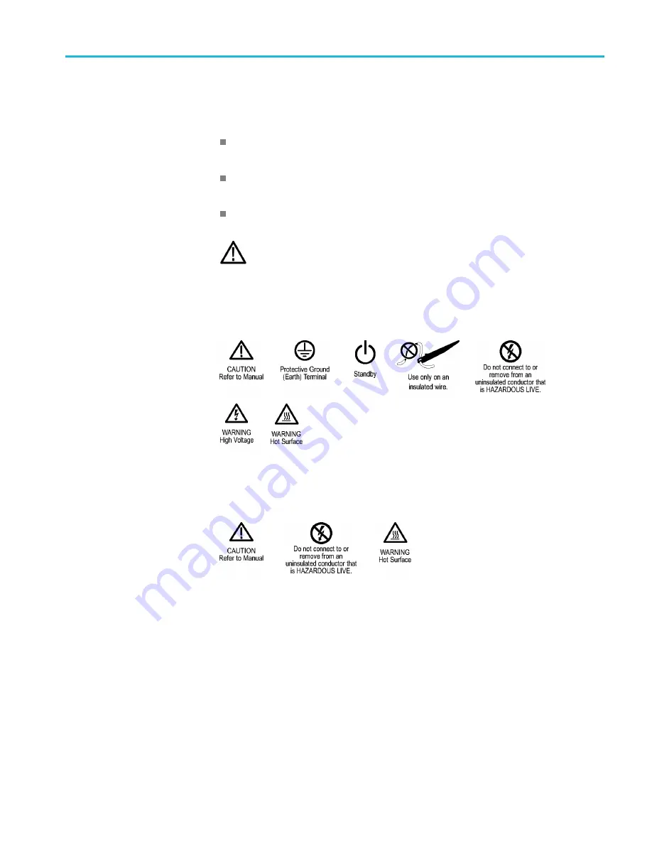 Tektronix TCP303 Safety Instructions Download Page 9