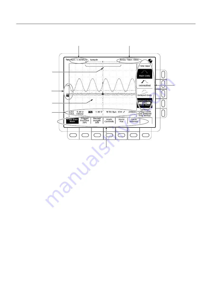 Tektronix TDS 420A Скачать руководство пользователя страница 56